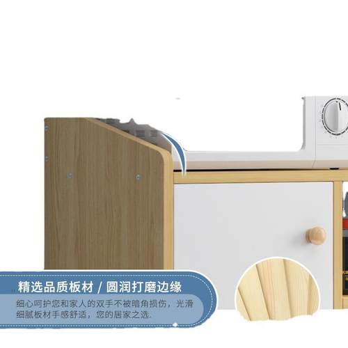 餐边柜靠墙收纳家用简易客厅厨房餐厅家具家装建材储藏单门现代简 - 图3