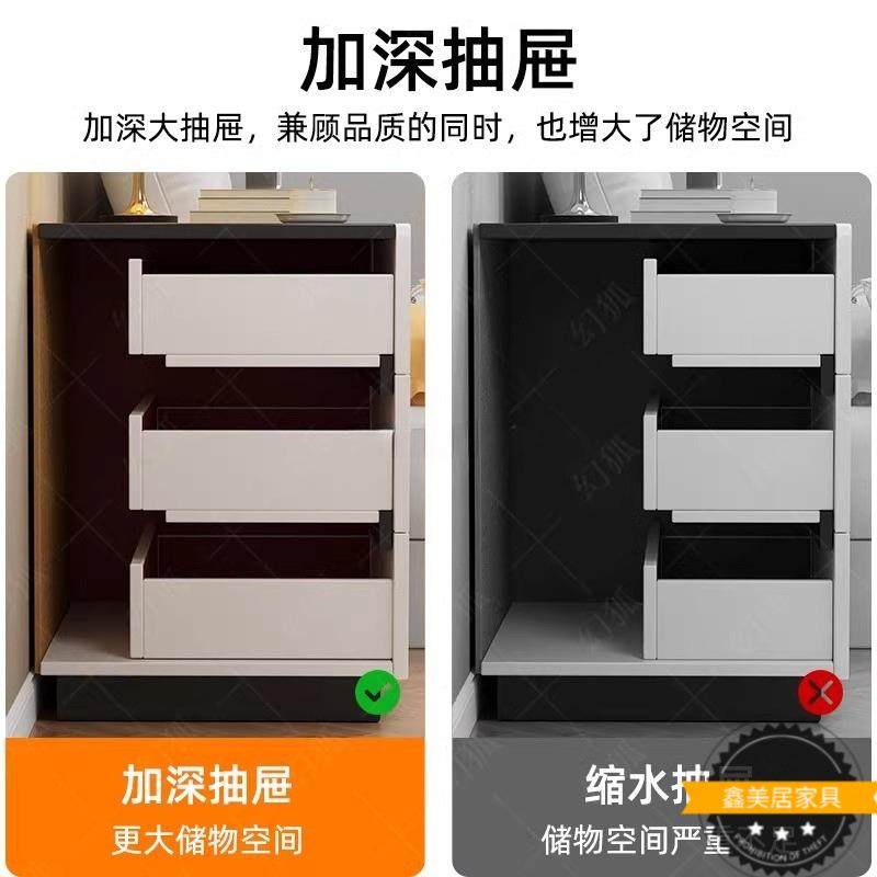 床头柜子家卧室简约现用小型网红床边小C207-415柜抽子屉式收纳柜,淘宝优惠券,粉丝福利购,淘宝优惠卷
