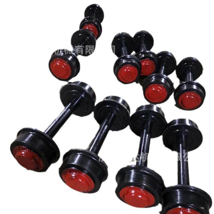 矿用平板车矿车轮空心实心窑车轮 300mm直径加重铸钢轮 - 图3