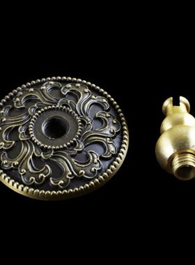 松吉仓  多功能整平器插香香炉卧香盘香线香都可用纯铜灰押葫芦插