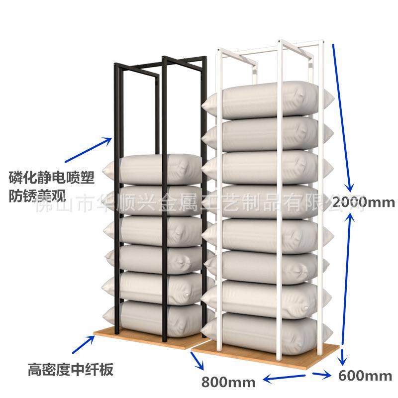 家纺店枕头货架钢木铁木展示架服装店枕芯陈列架规格架可拆卸桁架,淘宝优惠券,粉丝福利购,淘宝优惠卷