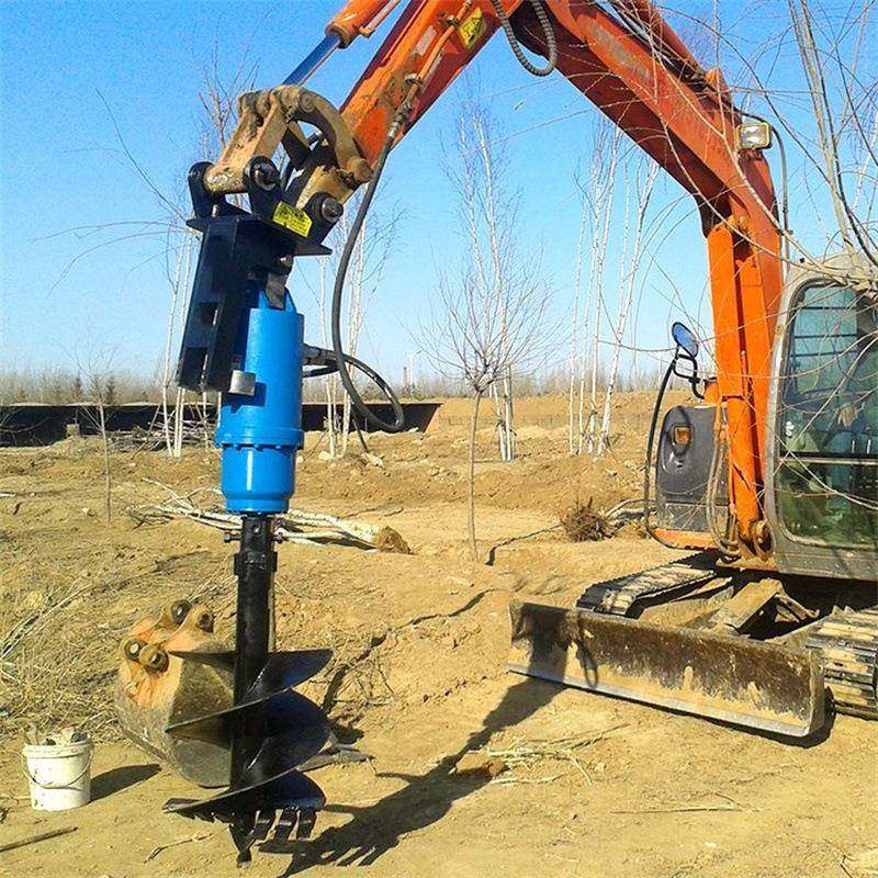 机挖装螺旋钻机长打螺旋打孔63329机改电线杆光伏桩眼机,淘宝优惠券,粉丝福利购,淘宝优惠卷