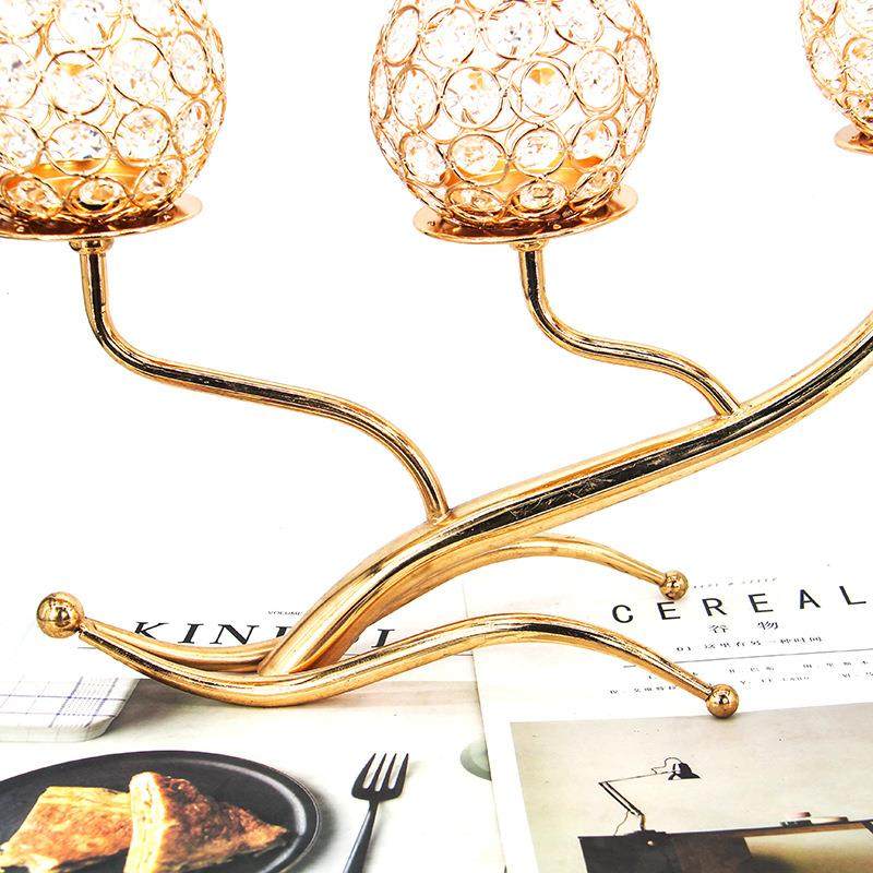 欧式铁艺烛台主桌花瓶金属蜡烛架婚庆道具电镀金色烛杯工艺品摆件,淘宝优惠券,粉丝福利购,淘宝优惠卷