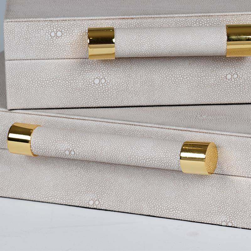 直销新款创意米色首饰盒极简家居摆件卧室软装饰品工艺品,淘宝优惠券,粉丝福利购,淘宝优惠卷