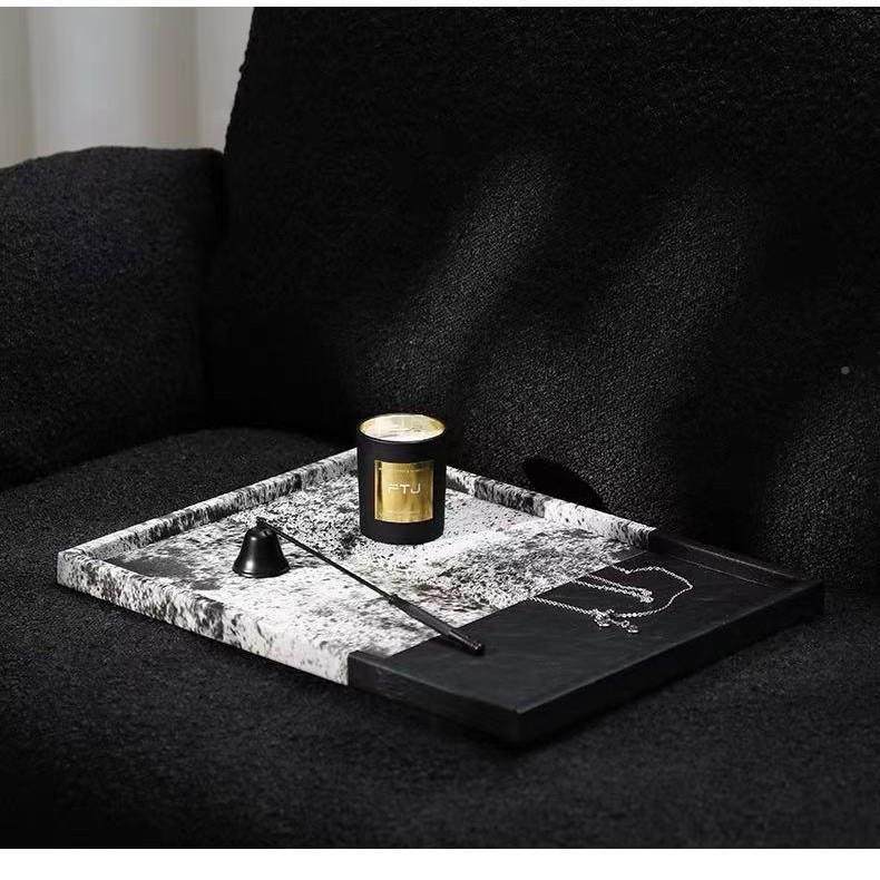 简约轻奢纸意马毛纹皮革式托盘收纳盒巾摆盒茶几酒柜装饰97013品,淘宝优惠券,粉丝福利购,淘宝优惠卷