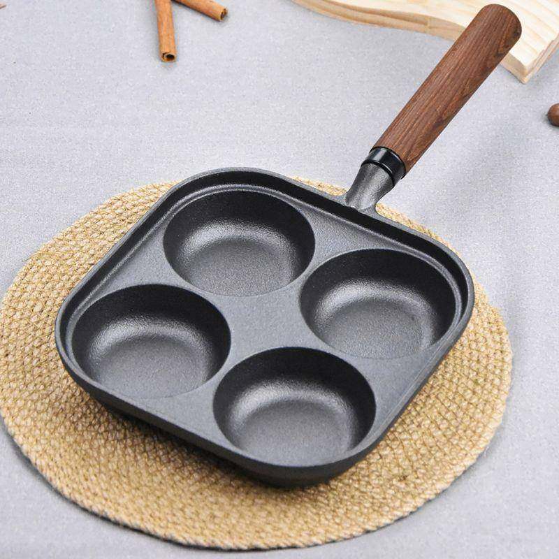 新款铸铁煎蛋锅加深鸡蛋汉堡机模具家用不沾平底锅无涂层蛋饺锅,淘宝优惠券,粉丝福利购,淘宝优惠卷