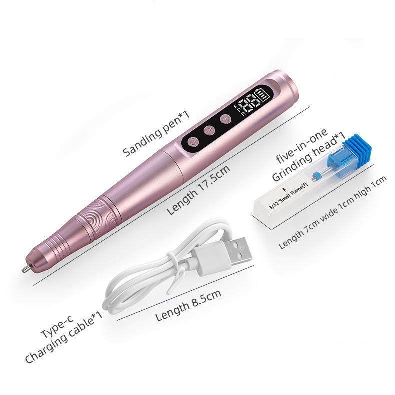 新款美甲打磨机日式修甲工具去死皮便携式充电打磨笔,淘宝优惠券,粉丝福利购,淘宝优惠卷