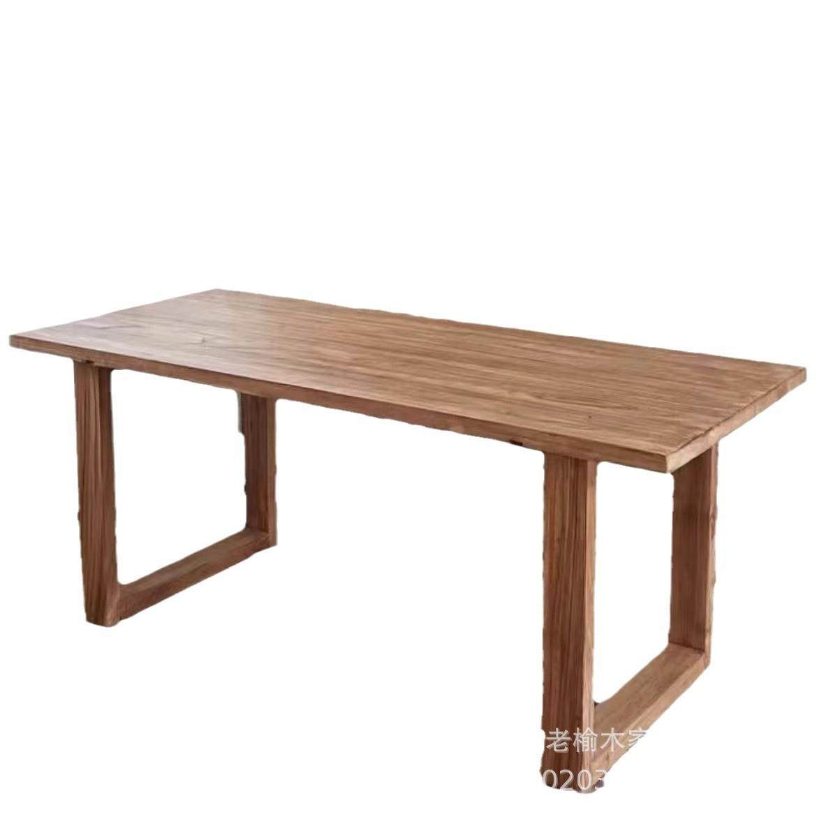 新中式KQU老榆木茶桌板自然纹理老门茶台办室待公喝茶桌实木办客,淘宝优惠券,粉丝福利购,淘宝优惠卷