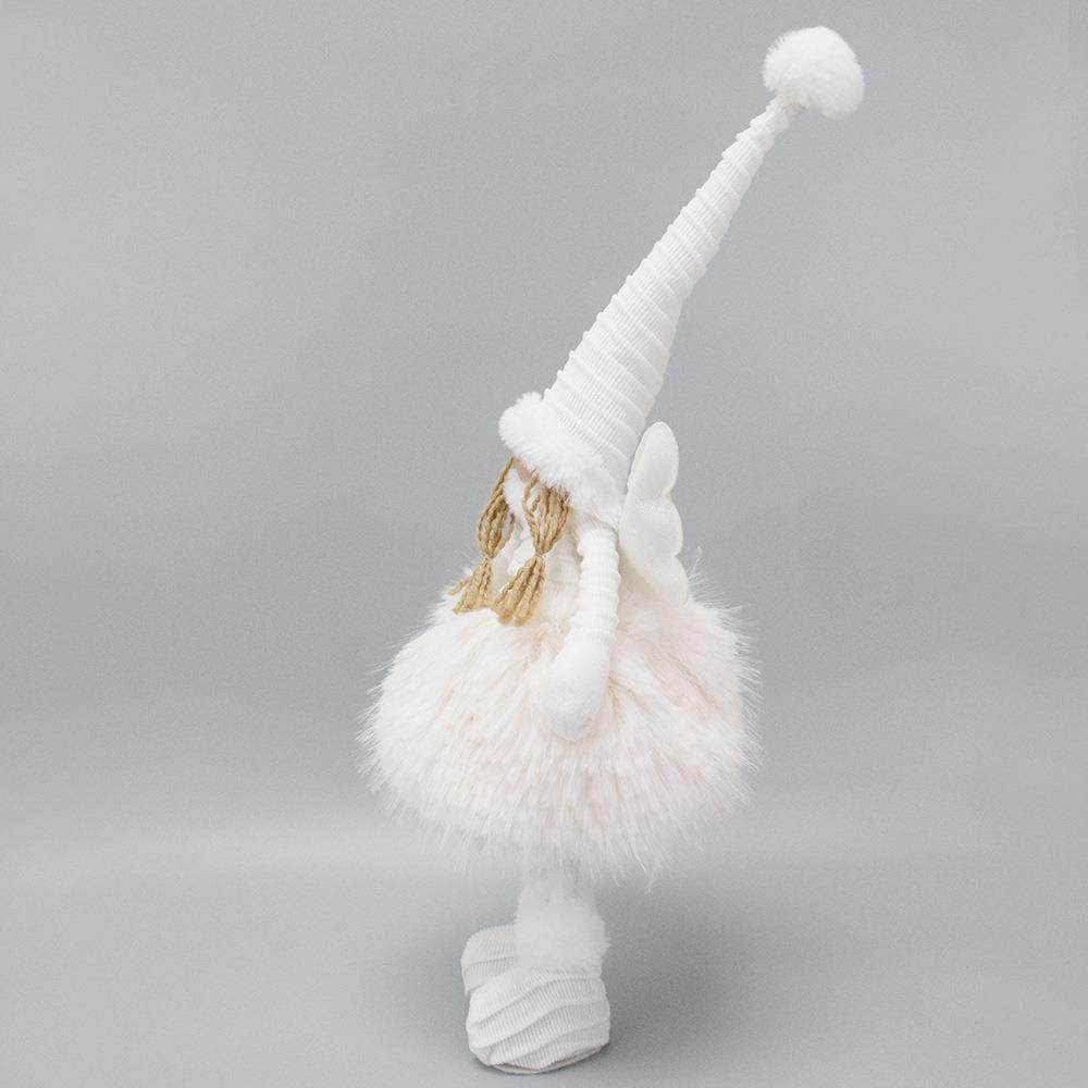 圣诞节白色天使布艺玩偶装饰品发光小天使女孩站姿圣诞桌面摆件,淘宝优惠券,粉丝福利购,淘宝优惠卷