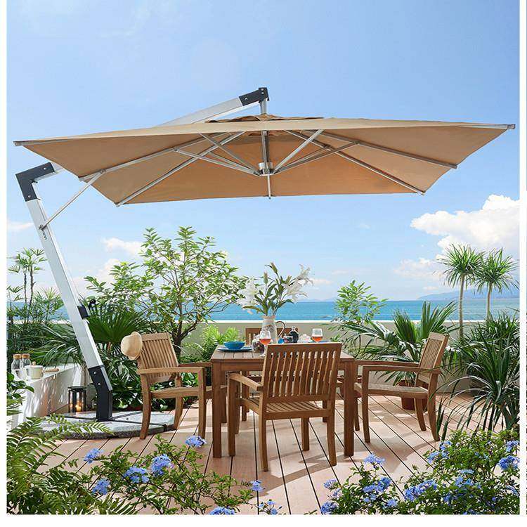 户外遮阳伞庭院伞仿木全铝吊伞花园7字罗马伞室外别墅伞侧边3米伞,淘宝优惠券,粉丝福利购,淘宝优惠卷