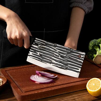 乐厨象刀具家用不锈钢菜刀厨房斩切两用切肉切菜砍骨刀锋利切片刀