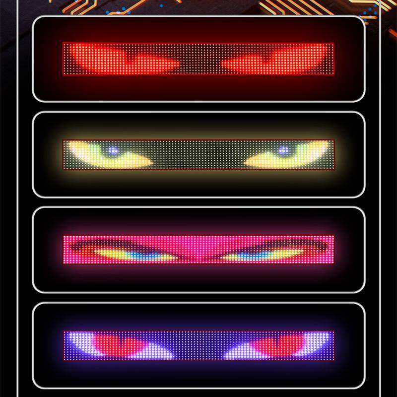 货车汽车LED恶魔眼软屏汽车柔性屏内饰灯卡车窗装饰灯通用智能A,淘宝优惠券,粉丝福利购,淘宝优惠卷