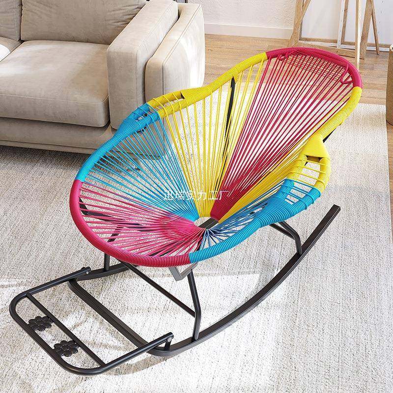 摇摇椅户外庭院逍遥椅简约摇摇椅大号彩虹摇椅家用客厅休闲躺椅,淘宝优惠券,粉丝福利购,淘宝优惠卷