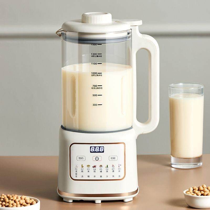 好夫人镀钛不粘锅防糊底发热盘1.5L大容量抑菌免浸泡破壁机豆浆机,淘宝优惠券,粉丝福利购,淘宝优惠卷