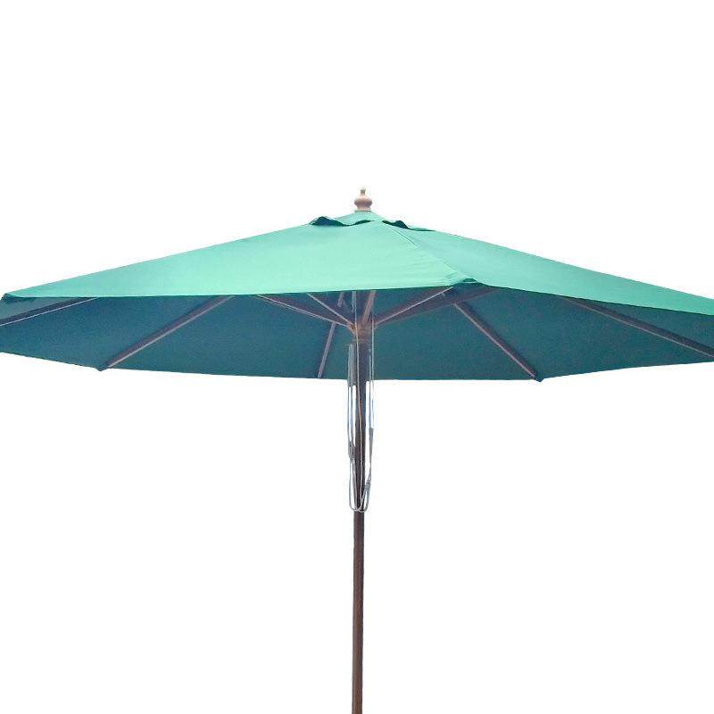 48柱3.5米圆铝合金仿木纹中柱伞户外庭院伞防雨工具遮阳伞,淘宝优惠券,粉丝福利购,淘宝优惠卷