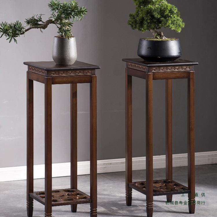 批花架置物架花盆架花架子客厅落地式吊兰架室内仿古中式盆栽架子,淘宝优惠券,粉丝福利购,淘宝优惠卷