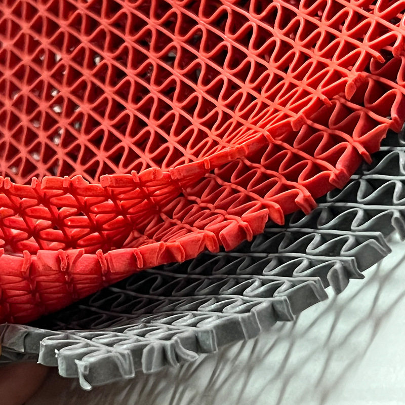Anti-slip mat large area plastic pvc carpet outdoor bathroom hollow waterproof grid s kitchen bathroom outdoor floor