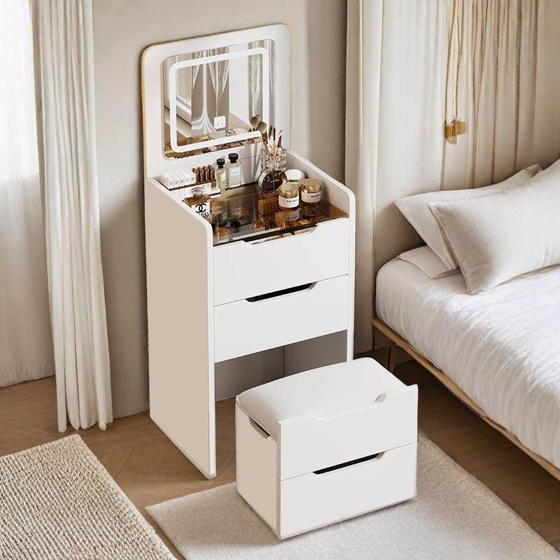 网红梳妆台现代简约多功能翻盖桌子卧室小户型收纳柜化妆台奶油风,淘宝优惠券,粉丝福利购,淘宝优惠卷