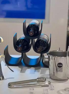 创意现代奢红酒架酒瓶收轻摆件酒店民纳宿餐置NUG酒桌架乔迁送礼