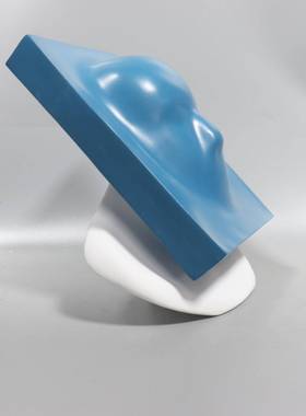 北欧抽象人脸书物艺术摆件客电厅SQP样板房人书柜视装柜创意饰品