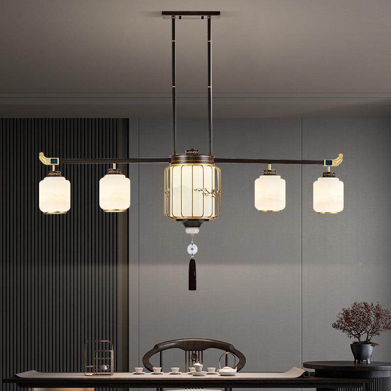 新中式餐厅927灯禅简约长条茶室书房中灯具山直销意饭厅吊吧台吊,淘宝优惠券,粉丝福利购,淘宝优惠卷