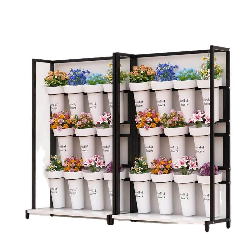 花店花架鲜花展示架法式多层圆桶架铁艺鲜花落地简约花店花架摆摊,淘宝优惠券,粉丝福利购,淘宝优惠卷