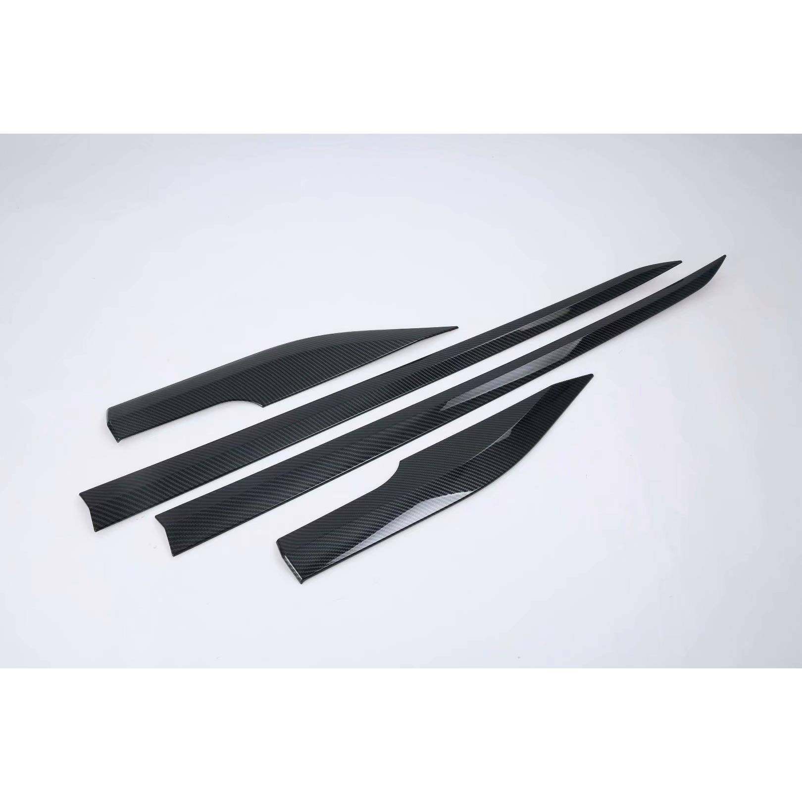 适用于C-HR改装专用水转印碳纤纹门边条C-HR装饰贴ABS材质,淘宝优惠券,粉丝福利购,淘宝优惠卷