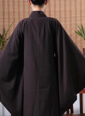 士庄严品海青居服厂直台麻麻纱夏季HQ僧服长款男女家服销装三色可