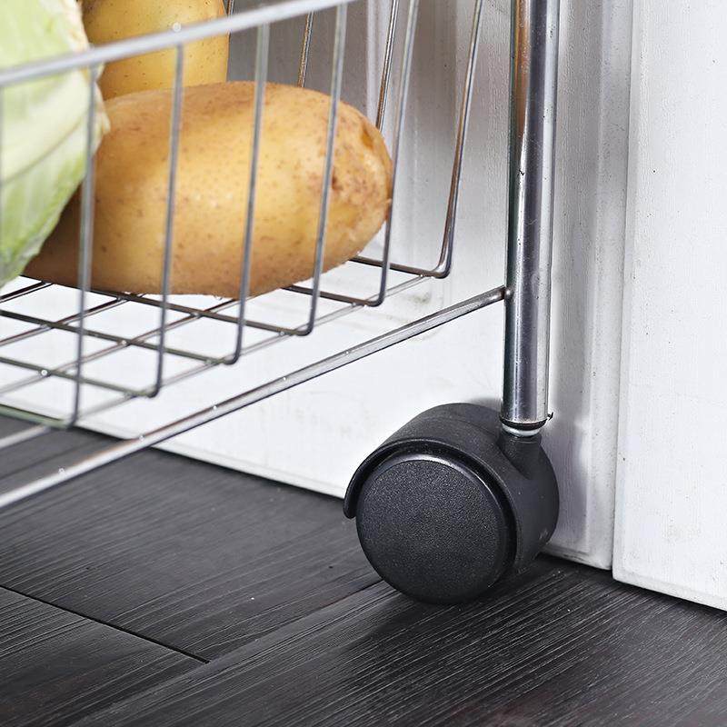 厨房置物架蔬菜篮子收纳架子推车落地多层收纳神器置物储物架铁艺,淘宝优惠券,粉丝福利购,淘宝优惠卷