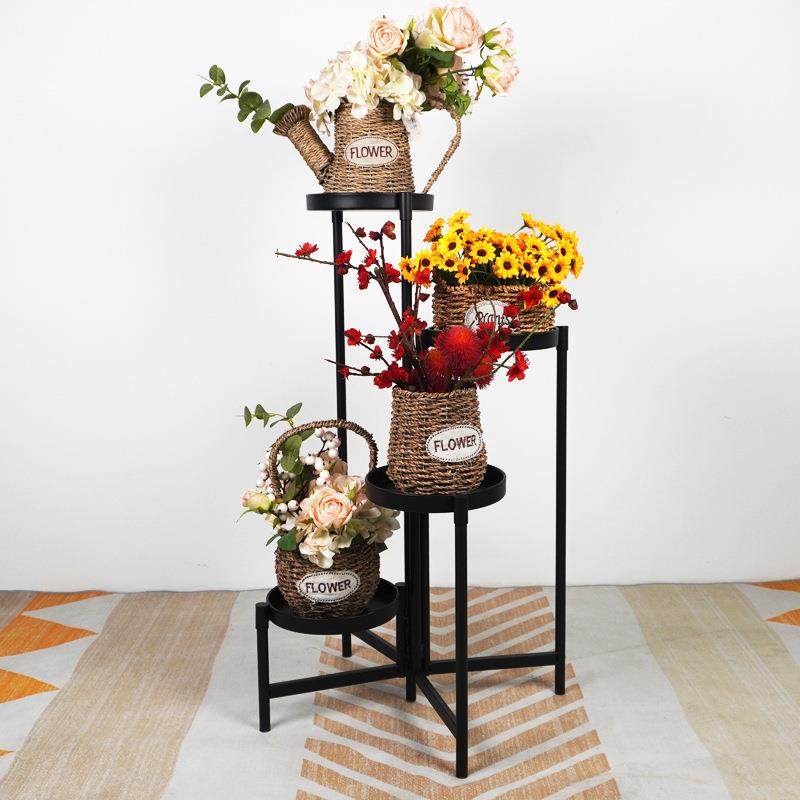 北欧简约可拆卸花架室内阳台落地式铁艺植物架创意花架子,淘宝优惠券,粉丝福利购,淘宝优惠卷