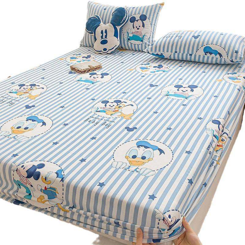 新款A类全棉卡通床笠单件全棉儿童床罩床垫子保护罩床单套,淘宝优惠券,粉丝福利购,淘宝优惠卷