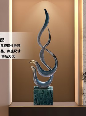 现代节节高升装饰摆件客厅玄关电视柜壁龛竖高细长形高档乔迁礼品