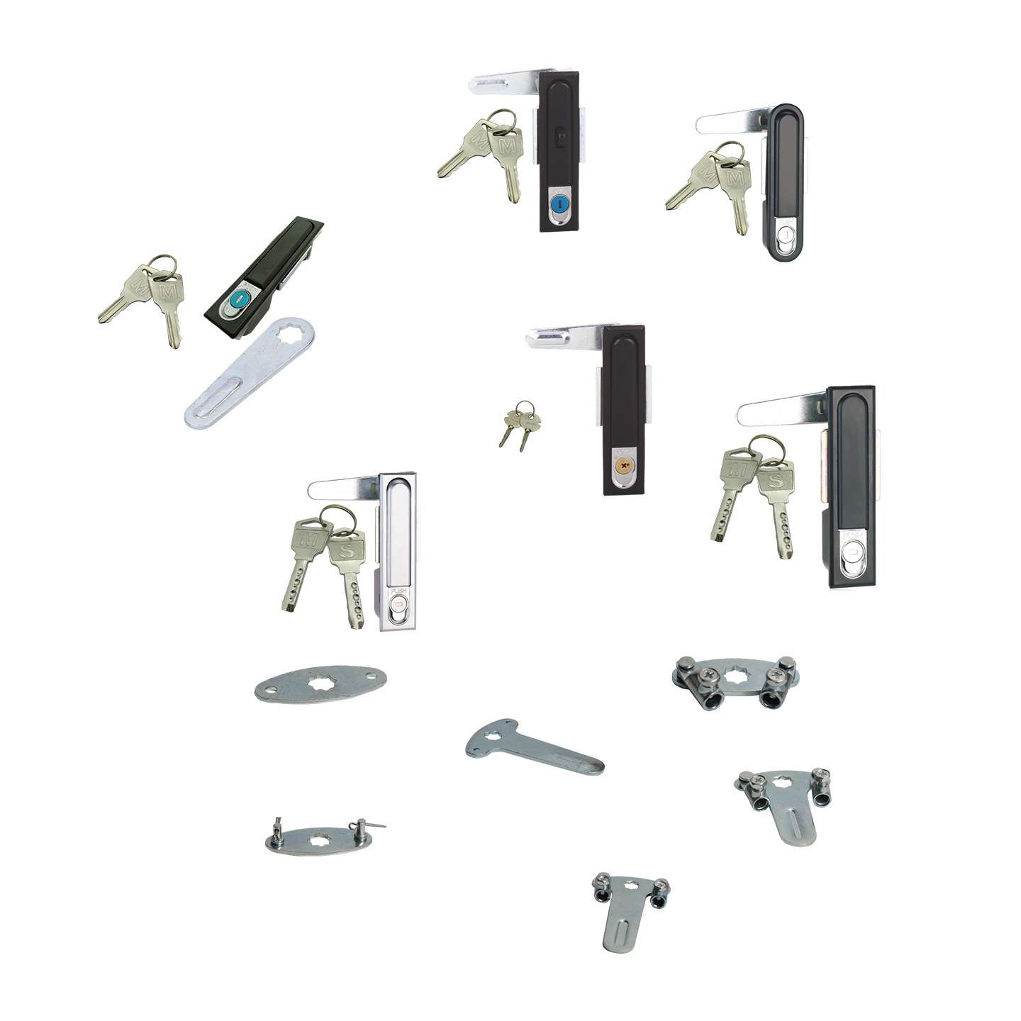 MS480-2F-2Y MS490-1开关柜动力柜门锁MS818-1S-1C MS480-2A-1Y-2 - 图3