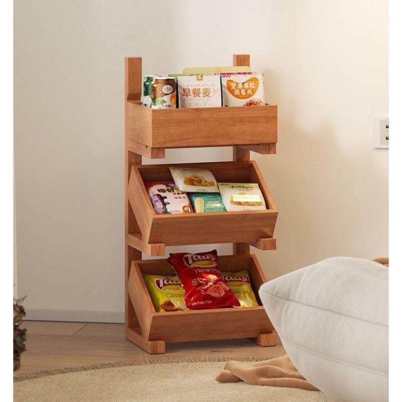 北欧实木收纳架多层置架架物家厨房落地展示用客厅书架卧室收磋茨,淘宝优惠券,粉丝福利购,淘宝优惠卷