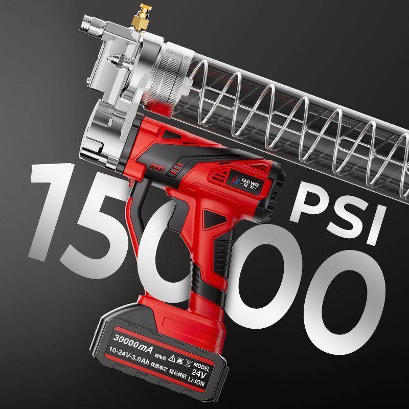 电动黄油枪新款24油v锂自电全动高压专注器手动挖机用打843黄油神,淘宝优惠券,粉丝福利购,淘宝优惠卷