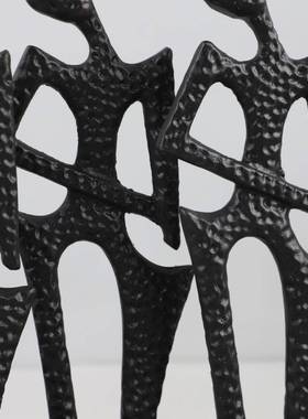 现房1897代简约术抽象金属物雕塑艺摆件客厅卧室玄关书软装家人居