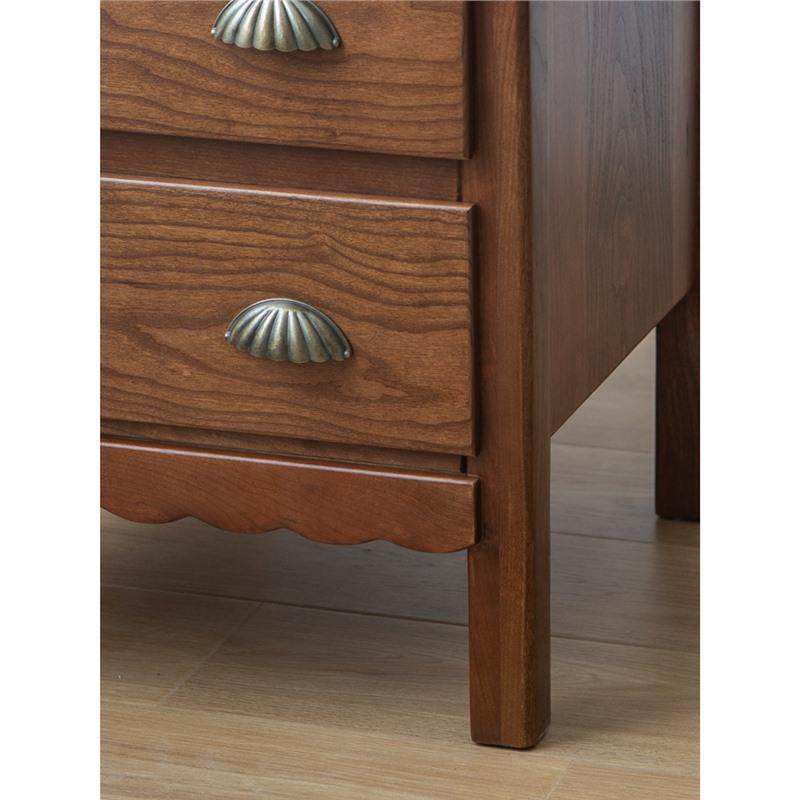 中古复古樱桃木床头柜实木床边柜卧室国风储物柜小矮柜,淘宝优惠券,粉丝福利购,淘宝优惠卷