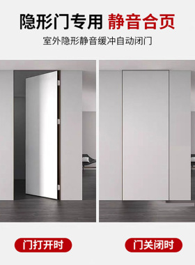 液压合页自动闭门器隐形门合页暗门自闭合页液压缓冲阻尼弹簧铰链