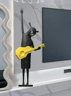 人抽装饰入户意玄关壁龛落地式极10235959简人形物艺术雕塑象摆件