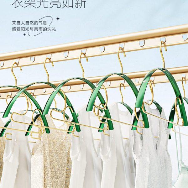 轻奢铝合金衣架防风无痕成年人加粗家用挂衣金属衣撑晾晒衣架防掉,淘宝优惠券,粉丝福利购,淘宝优惠卷