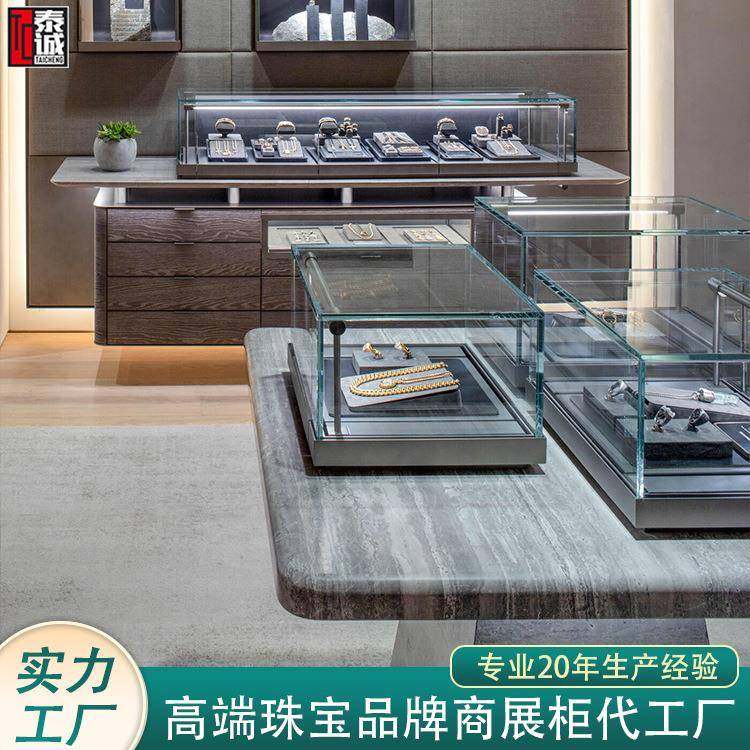 珠宝展柜制作桌面饰品展示柜柜台透明玻璃罩商场金银首饰货架子,淘宝优惠券,粉丝福利购,淘宝优惠卷
