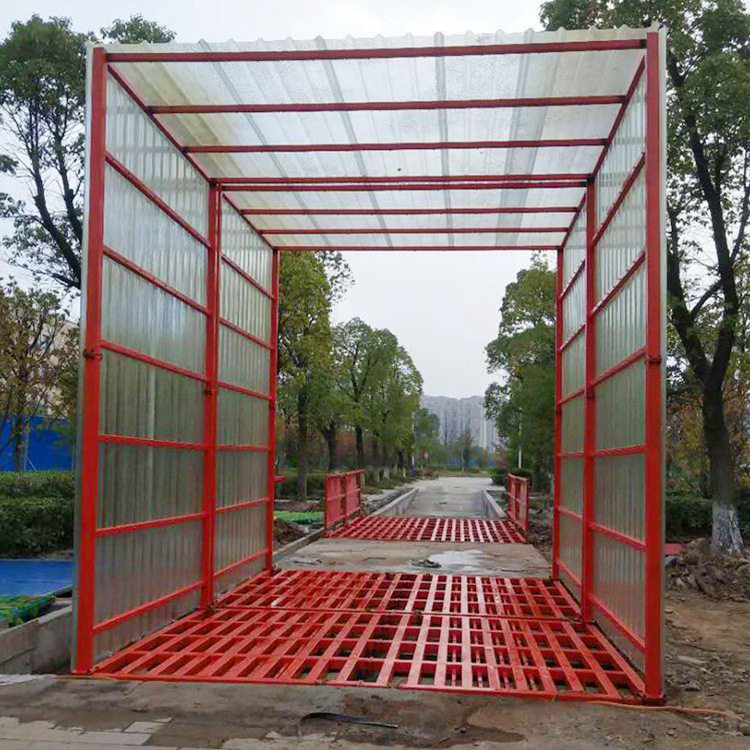 Fully automatic intelligent computer car washing machine Large engineering construction site car washing equipment Basic-free fully enclosed wheel washing machine