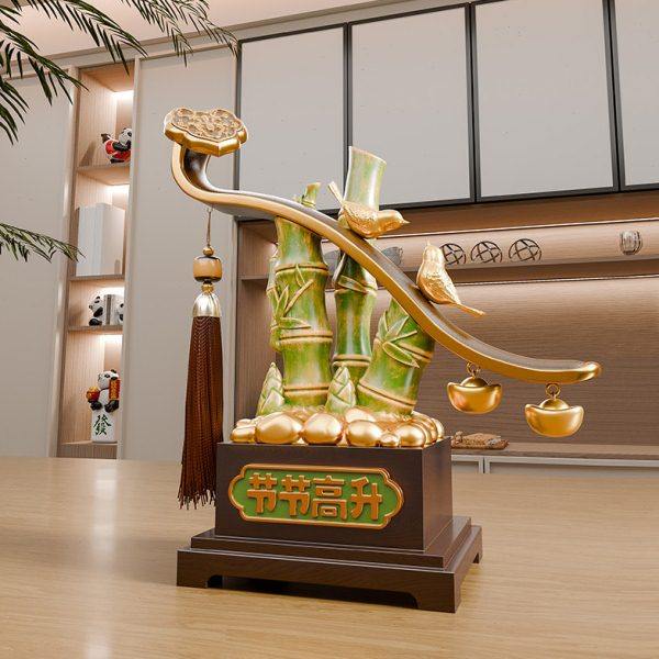 节节高升招财竹子摆件客厅桌面送领导办公室酒柜装饰升职国风礼物,淘宝优惠券,粉丝福利购,淘宝优惠卷