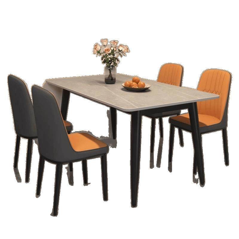 岩板餐桌椅组合餐桌家用小户型轻奢客厅饭桌长方形现代大理石简约,淘宝优惠券,粉丝福利购,淘宝优惠卷