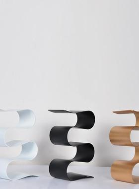 现代轻奢酒SL3723A/吧摆红酒架台收纳件装饰装样板房吧软铁艺红酒