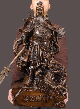 财神Efx6xjhx关公像供奉神像财件武圣武摆关羽招家用客厅店面