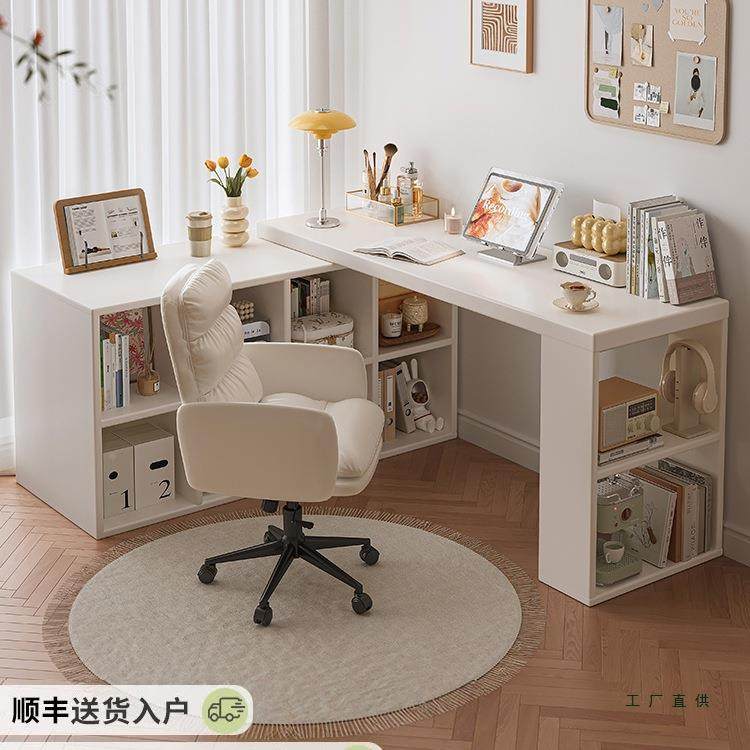 转角书妆桌书架家用学习桌子室卧梳台书柜一体实木I型角电94962拐,淘宝优惠券,粉丝福利购,淘宝优惠卷