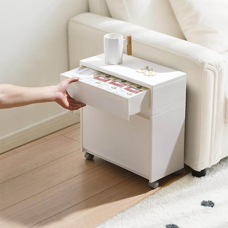 柜友耐边抽屉式收纳客厅发柜多层零食整理置物柜办公LD9065-1桌下 - 图1