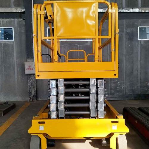 全自行电剪升HMO降机小型电动升降压平台可移动式叉动液高空作业 - 图0