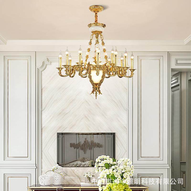 法别式铜吊灯全欧式客厅复古奢华墅卧室餐厅别墅奢华大气脱463腊,淘宝优惠券,粉丝福利购,淘宝优惠卷